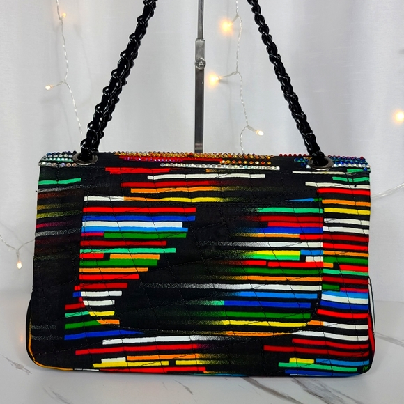 Handmade African Print Ankara Embellished Bag - Picture 3 of 4